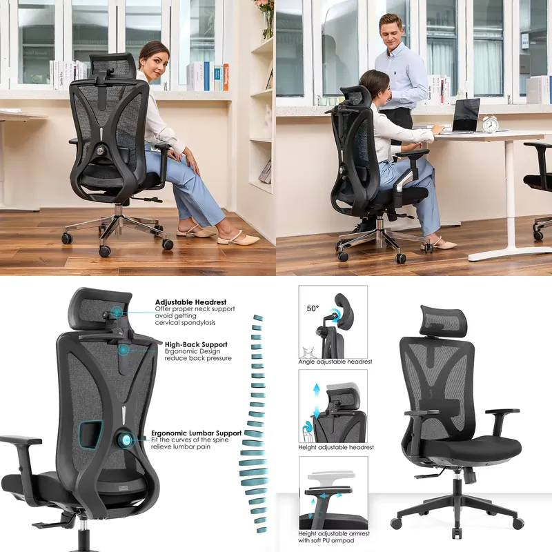 Office Tech Chair - Wytrzymałe, nowoczesne krzesła biurowe od producenta,
