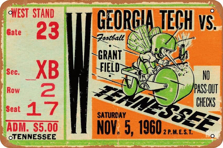 Office Tech Decor - Plakat z 1960 r.: GEORGIA TECH