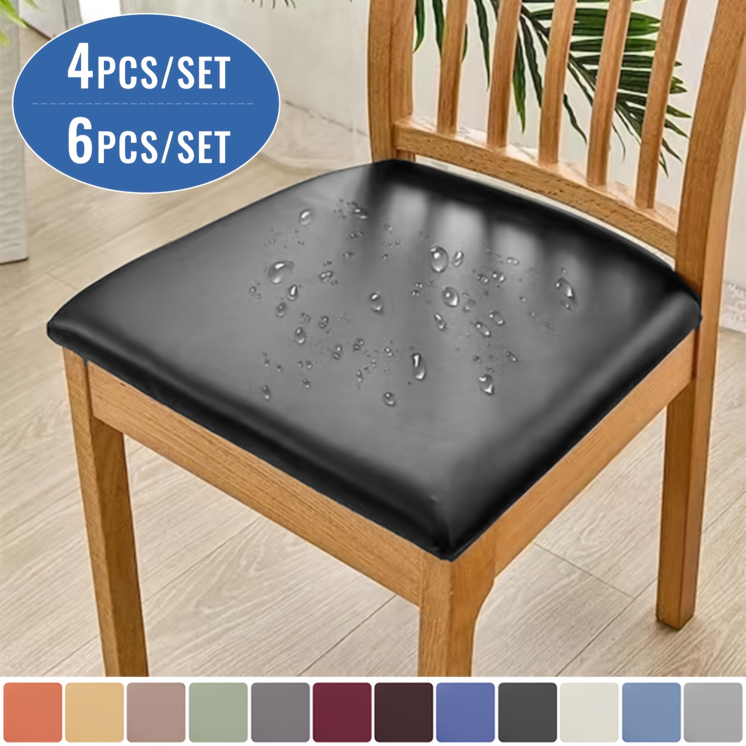 Office Tech Chair - 4/6 szt. Elastyczne pokrowce na siedziska