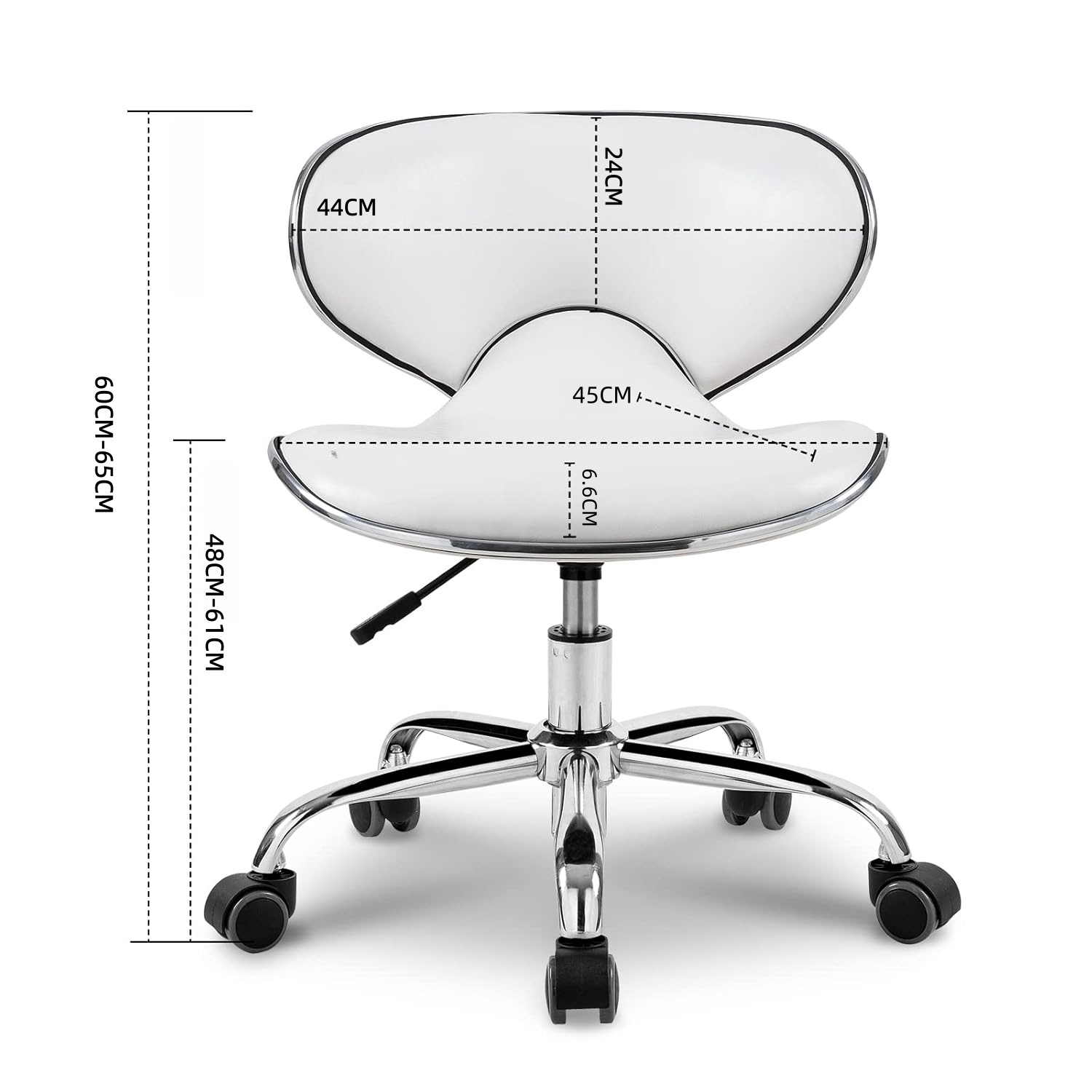 Office Tech Chair - Fotel do pedicure dla stylistki paznokci,
