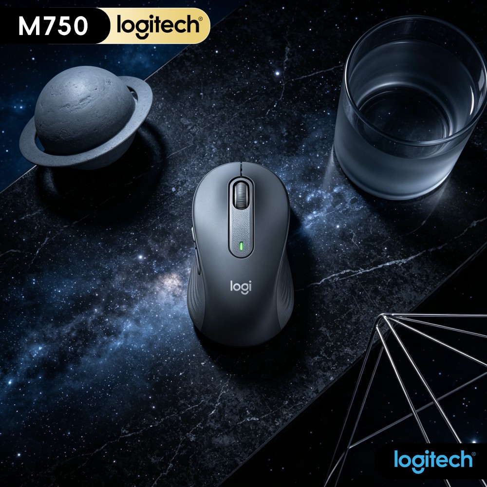 Office Ready Tech - Mysz biurowa Logitech M750 - technologia