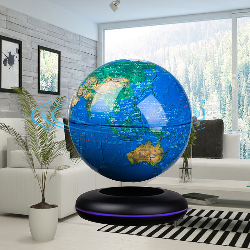 Office Tech Decor - Magnetyczna Lewitująca Kula Ziemna 8 Cali,