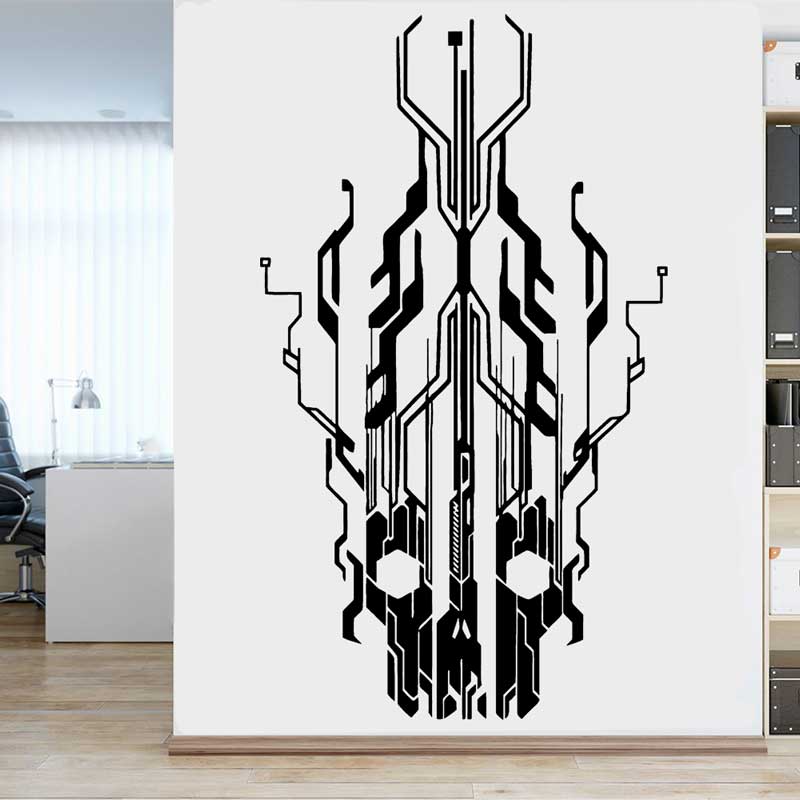 Chip Circuit Tech Skull Winylo – Office Tech Decor recenzja i cena