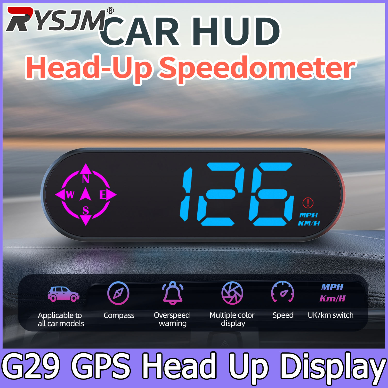 Wyświetlacz Head-up Display G2 – Pc Security Lock recenzja i cena