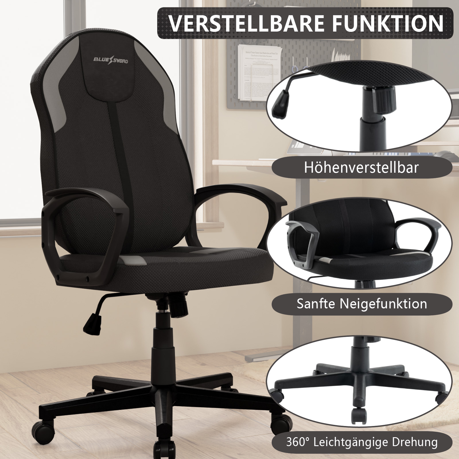 Ergonomiczne krzesło biurowe V – Office Tech Chair recenzja i cena