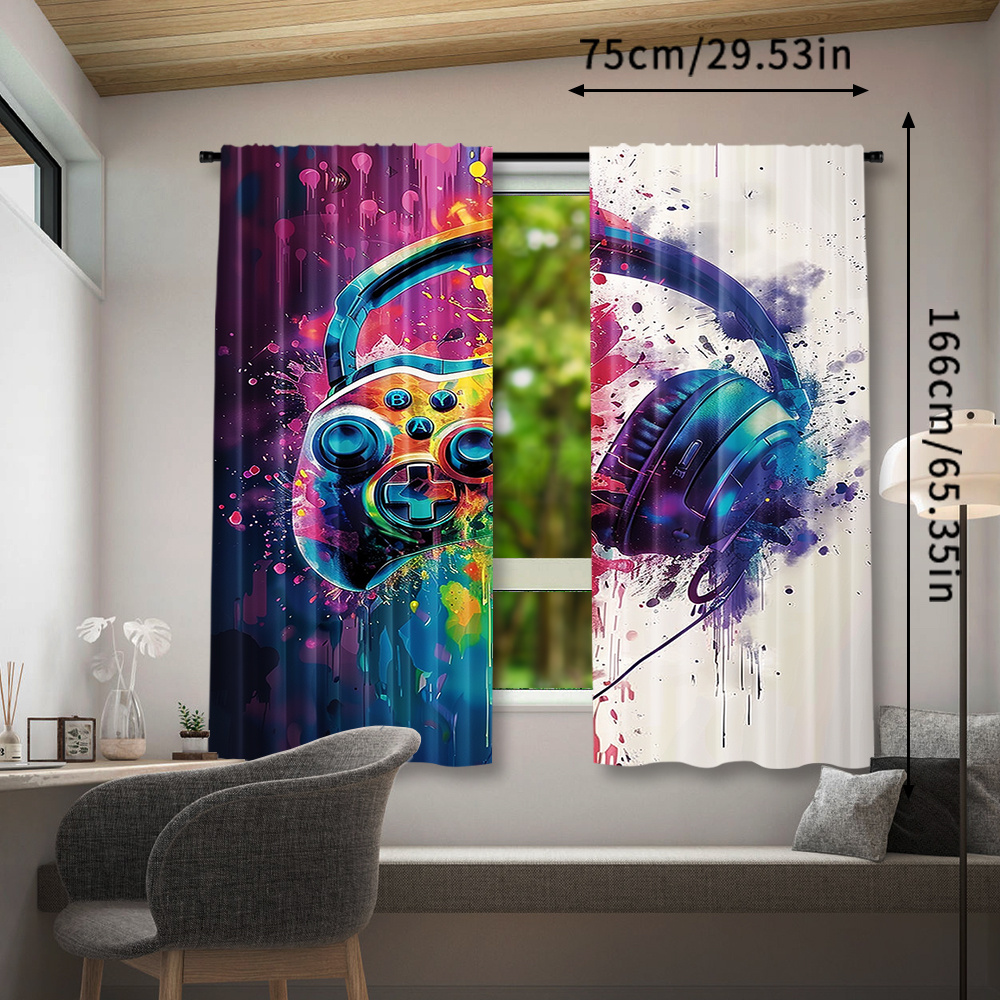 Kurtyny z motywem kontrolera d – Office Tech Design recenzja i cena